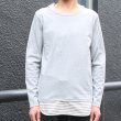 画像17: 【RE PRICE / 価格改定】コーマ天竺×シルケットボーダーレイヤード長袖カットソー【MADE IN JAPAN】『日本製  / Upscape Audience (17)