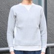 画像11: 【RE PRICE/価格改定】ビッグワッフルサドルショルダー ガゼットクルーネックニット［Lady's］【MADE IN JAPAN】『日本製』 / Upscape Audience (11)