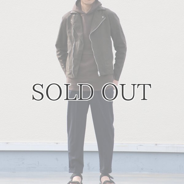 画像4: サマーウール調2タックWスソ ワイドアンクルパンツ【MADE IN JAPAN】『日本製』【送料無料】  / Upscape Audience (4)