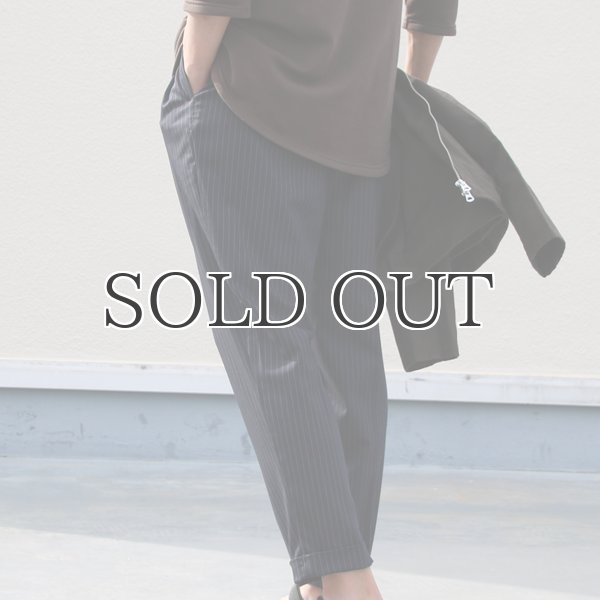 画像9: サマーウール調2タックWスソ ワイドアンクルパンツ【MADE IN JAPAN】『日本製』【送料無料】  / Upscape Audience (9)