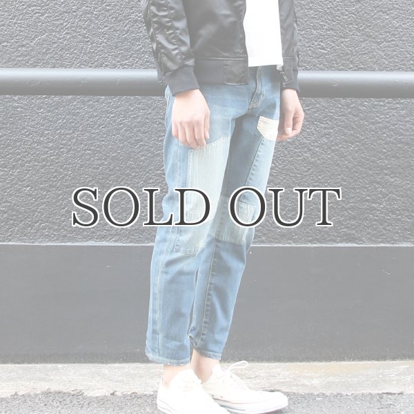 画像13: BIGレッドライン ストレッチデニム 68Sヴィンテージリペアアンクルパンツ/Audience (13)