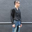 画像7: Vネックバンドカラーテンセル長袖_Shirts【MADE IN JAPAN】『日本製』/ Upscape Audience (7)