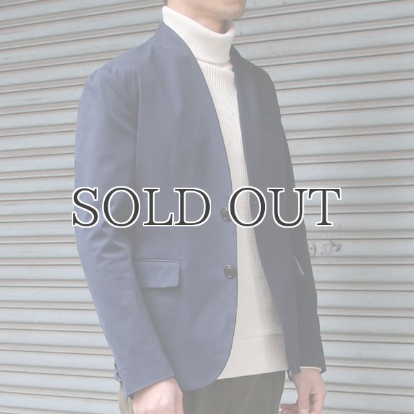 画像14: イタリアBESTE社 コットンツイル ノーカラージャケット / Audience (14)