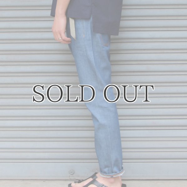 画像13: 赤耳ブルーデニムアンクルパンツ【MADE IN JAPAN】『日本製』/ Upscape Audience (13)