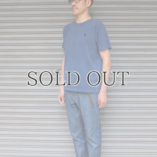 画像6: PLAY BOY ”ラビットヘッド”刺繍ピグメント染TEE【Audience】 (6)