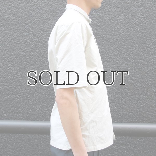 画像8: コットンギャバジンスタンドスモールカラー5/S Shirts Jacket【MADE IN JAPAN】『日本製』/ Upscape Audience (8)