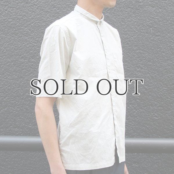 画像7: コットンギャバジンスタンドスモールカラー5/S Shirts Jacket【MADE IN JAPAN】『日本製』/ Upscape Audience (7)