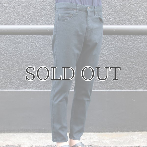 画像16: 藍×墨灰 ジンバブエストレッチデニムアンクルパンツ【MADE IN JAPAN】『日本製』/ Upscape Audience (16)