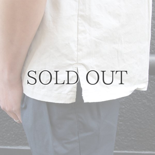 画像13: コットンギャバジンスタンドスモールカラー5/S Shirts Jacket【MADE IN JAPAN】『日本製』/ Upscape Audience (13)