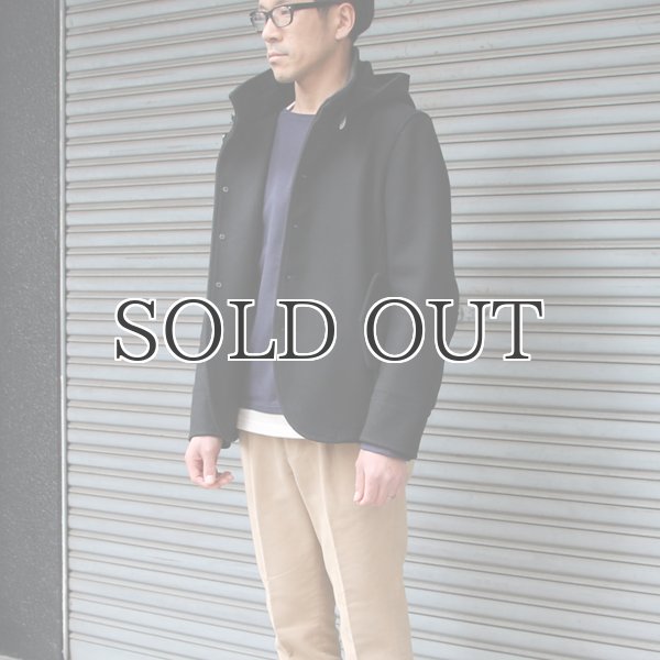 画像5: 840g ピュアウールメルトン脱着フードスタンドジャケット 【送料無料】 / Audience (5)