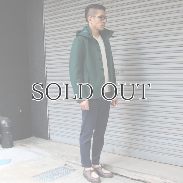 画像4: 840g ピュアウールメルトン脱着フードスタンドジャケット 【送料無料】 / Audience (4)