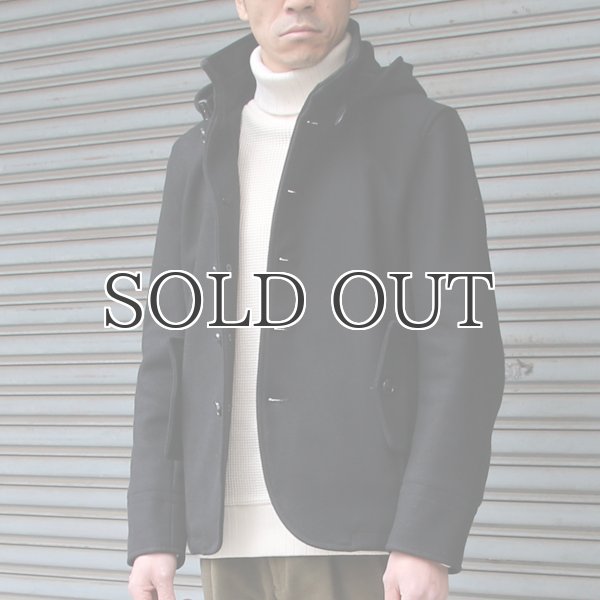 画像9: 840g ピュアウールメルトン脱着フードスタンドジャケット 【送料無料】 / Audience (9)