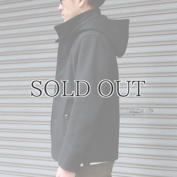 画像10: 840g ピュアウールメルトン脱着フードスタンドジャケット 【送料無料】 / Audience (10)