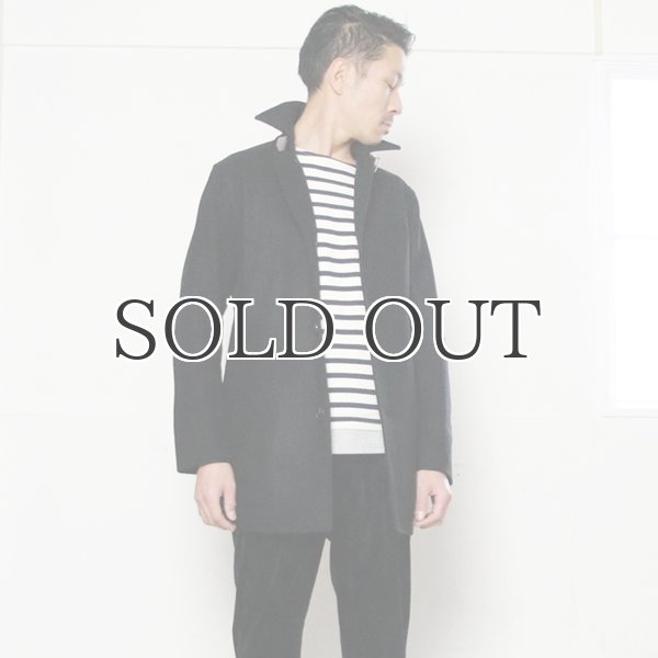 画像4: イタリアMILIORカシミア混メルトン ステンカラーコート / Audience (4)