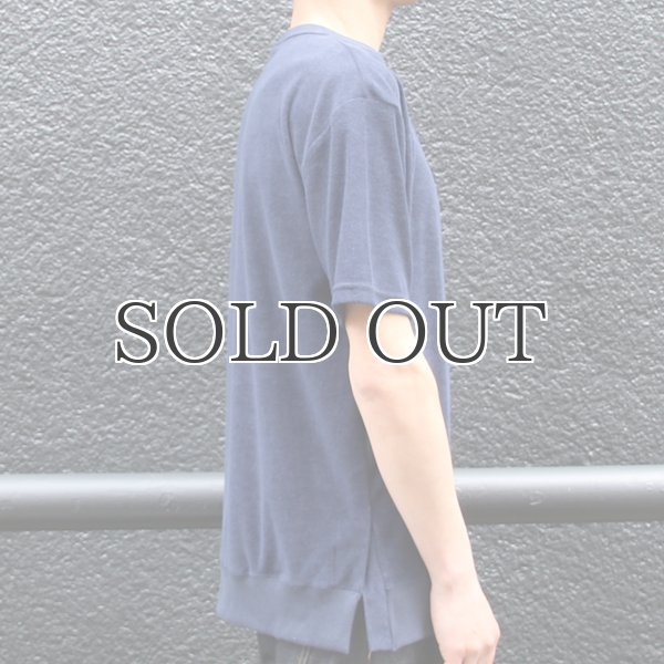 画像12: コットンパイル ガゼットスウェットオーバーサイズ サイドスリット S/S Tee【MADE IN JAPAN】『日本製』/ Upscape Audience (12)
