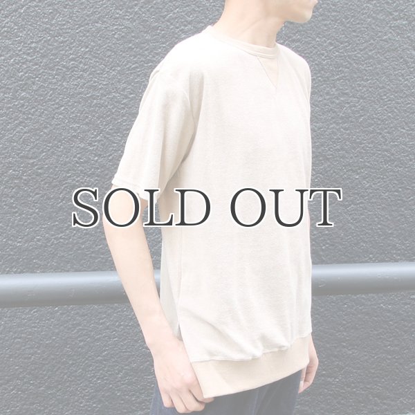 画像19: コットンパイル ガゼットスウェットオーバーサイズ サイドスリット S/S Tee【MADE IN JAPAN】『日本製』/ Upscape Audience (19)
