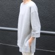 画像21: 【RE PRICE/価格改定】裏毛 サイドスリット 7/S ロング ビッグ スウェット【MADE IN JAPAN】『日本製』/ Upscape Audience (21)