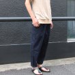 画像6: 【RE PRICE/価格改定】麻混デニムワイド2タックアンクルパンツ【MADE IN JAPAN】『日本製』 / Upscape Audience (6)