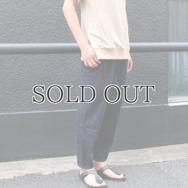 画像6: 【RE PRICE/価格改定】麻混デニムワイド2タックアンクルパンツ【MADE IN JAPAN】『日本製』 / Upscape Audience (6)