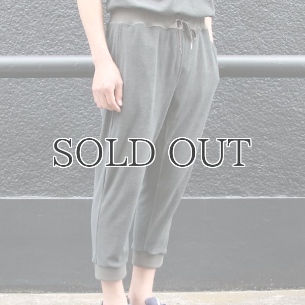 画像8: コットンパイル イージーリブクロップドパンツ【MADE IN JAPAN】『日本製』/ Upscape Audience (8)