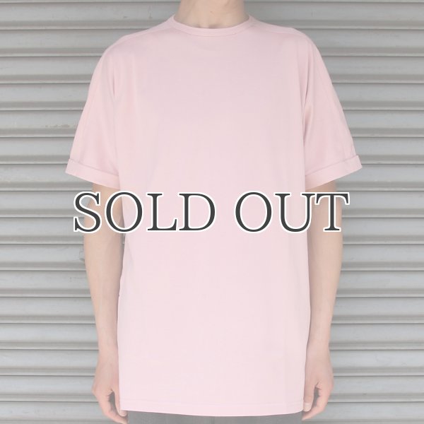 画像17: コーマ天竺クルーネックロールアップサイドスリットロングオーバーサイズ5分袖TEE【MADE IN JAPAN】『日本製』/ Upscape Audience  (17)