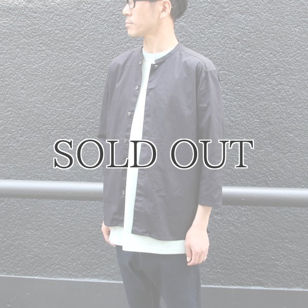 画像11: コーマ天竺クルーネックロールアップサイドスリットロングオーバーサイズ5分袖TEE【MADE IN JAPAN】『日本製』/ Upscape Audience  (11)