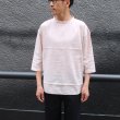 画像8: 綿麻ツイル ボトルネック サドルヘムラウンド7/SビックシャツTEE【MADE IN JAPAN】『日本製』/ Upscape Audience (8)