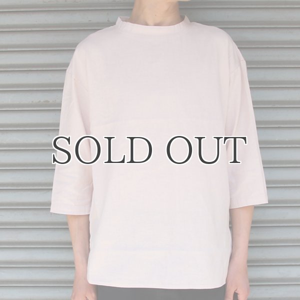 画像17: 綿麻ツイル ボトルネック サドルヘムラウンド7/SビックシャツTEE【MADE IN JAPAN】『日本製』/ Upscape Audience (17)