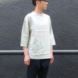 画像10: 綿麻ツイル ボトルネック サドルヘムラウンド7/SビックシャツTEE【MADE IN JAPAN】『日本製』/ Upscape Audience (10)
