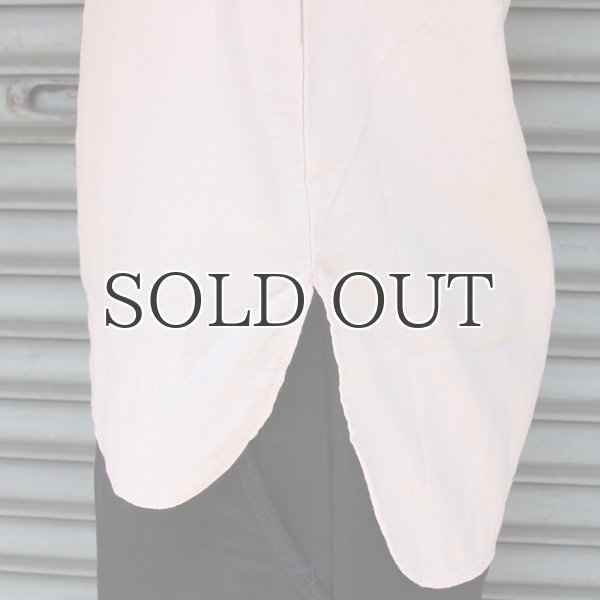 画像14: 綿麻ツイル ボトルネック サドルヘムラウンド7/SビックシャツTEE【MADE IN JAPAN】『日本製』/ Upscape Audience (14)