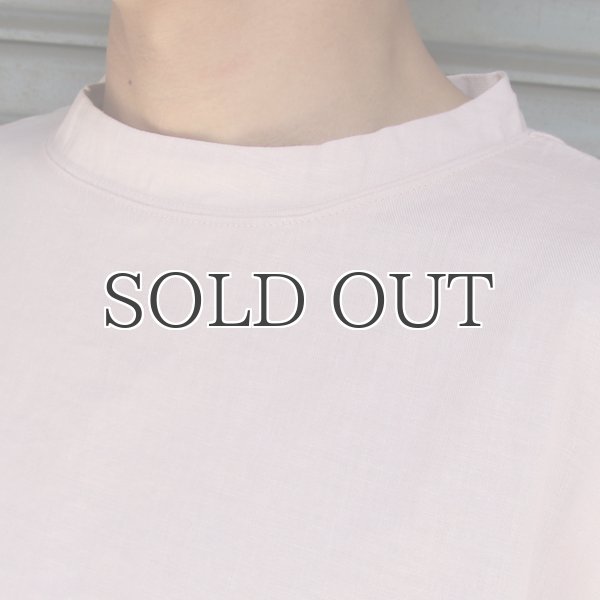 画像13: 綿麻ツイル ボトルネック サドルヘムラウンド7/SビックシャツTEE【MADE IN JAPAN】『日本製』/ Upscape Audience (13)