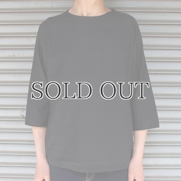 画像11: 綿麻ツイル ヘムラウンド サドルショルダー7/SオーバーサイズシャツTEE【MADE IN JAPAN】『日本製』/ Upscape Audience (11)