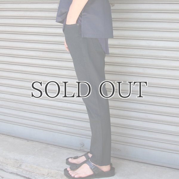 画像10: 藍×墨灰 ジンバブエストレッチデニムアンクルパンツ【MADE IN JAPAN】『日本製』/ Upscape Audience (10)