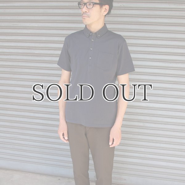 画像14: コーマ天竺ポケ付 チビ衿ボタンダウンポロシャツ【MADE IN JAPAN】『日本製』/ Upscape Audience (14)