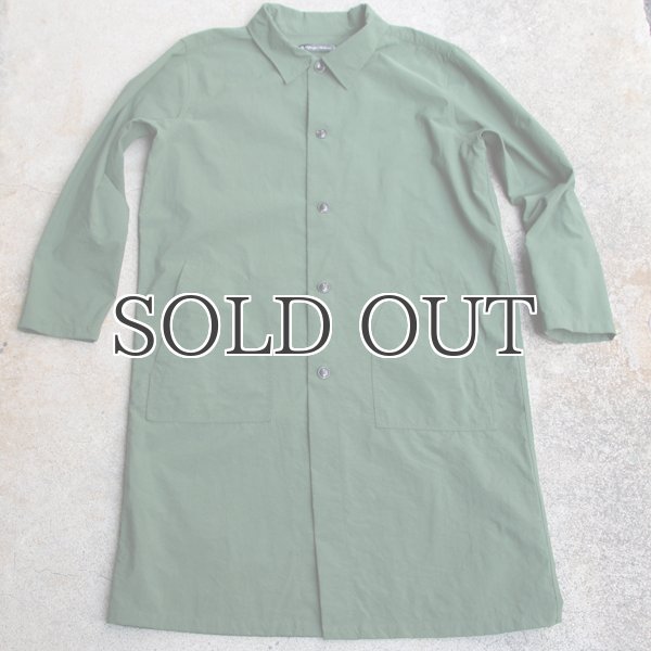 画像17: ヴィンテージナイロンオックス ルーズフィット ステンカラーロングコート【MADE IN JAPAN】『日本製』/ Upscape Audience (17)
