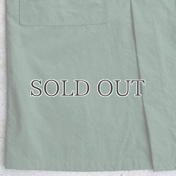 画像16: ヴィンテージナイロンオックス ルーズフィット ステンカラーロングコート【MADE IN JAPAN】『日本製』/ Upscape Audience (16)