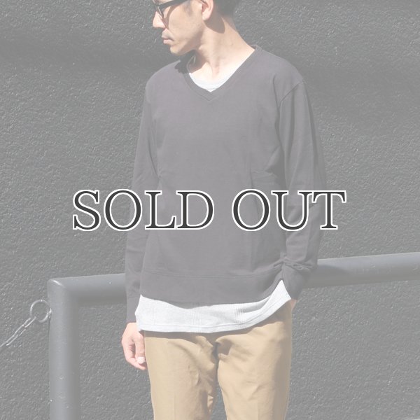 画像14: 吊り編み天竺V/ネック L/S Tee【MADE IN TOKYO】『東京製』/ Upscape Audience (14)