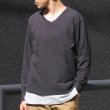 画像18: 【RE PRICE/価格改定】吊り編み天竺V/ネック L/S Tee【MADE IN TOKYO】『東京製』/ Upscape Audience (18)