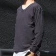 画像20: 【RE PRICE/価格改定】吊り編み天竺V/ネック L/S Tee【MADE IN TOKYO】『東京製』/ Upscape Audience (20)