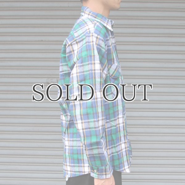 画像8: FIVE BROTHER (ファイブブラザー) フランネルチェックシャツ 【MADE IN U.S.A】『米国製』/ デッドストック (8)