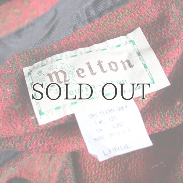 画像10: MELTON COMPANY (メルトンカンパニー) CP0ウールチェックシャツ【MADE IN U.S.A】『米国製』/ デッドストック (10)