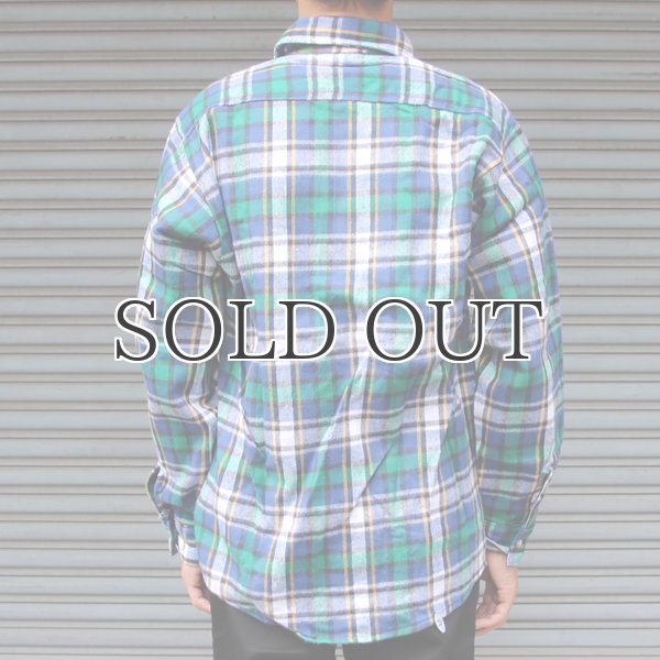画像9: FIVE BROTHER (ファイブブラザー) フランネルチェックシャツ 【MADE IN U.S.A】『米国製』/ デッドストック (9)