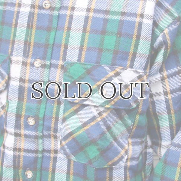 画像10: FIVE BROTHER (ファイブブラザー) フランネルチェックシャツ 【MADE IN U.S.A】『米国製』/ デッドストック (10)