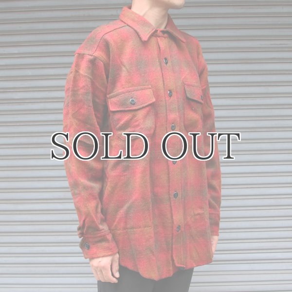 画像6: MELTON COMPANY (メルトンカンパニー) CP0ウールチェックシャツ【MADE IN U.S.A】『米国製』/ デッドストック (6)