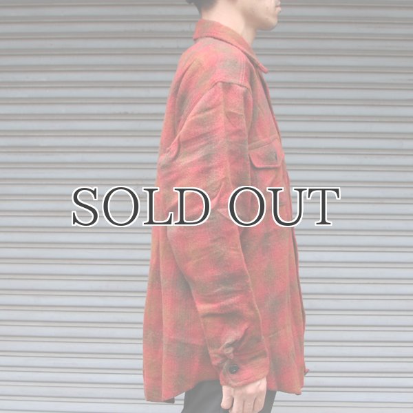 画像7: MELTON COMPANY (メルトンカンパニー) CP0ウールチェックシャツ【MADE IN U.S.A】『米国製』/ デッドストック (7)