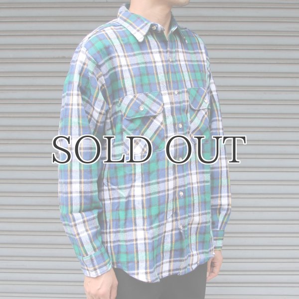 画像7: FIVE BROTHER (ファイブブラザー) フランネルチェックシャツ 【MADE IN U.S.A】『米国製』/ デッドストック (7)