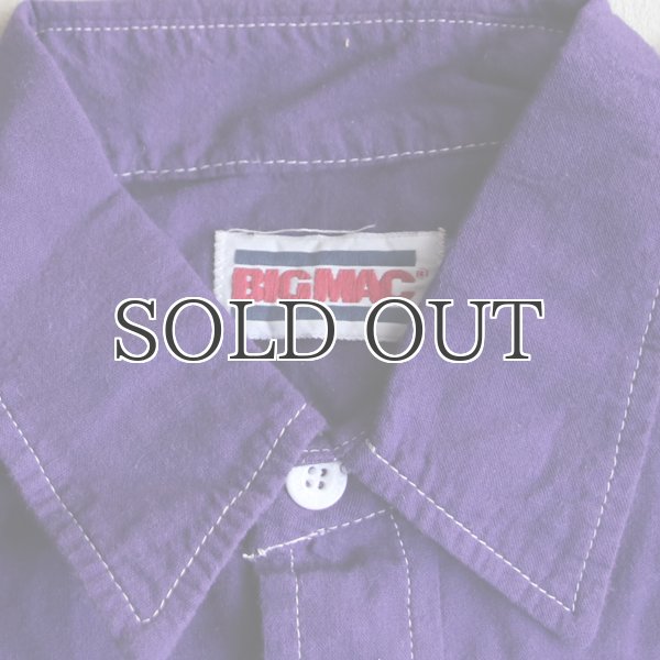 画像10: BIGMAC (ビッグマック) シャンブレーワーク長袖シャツ【MADE IN U.S.A】『米国製』/ デッドストック (10)