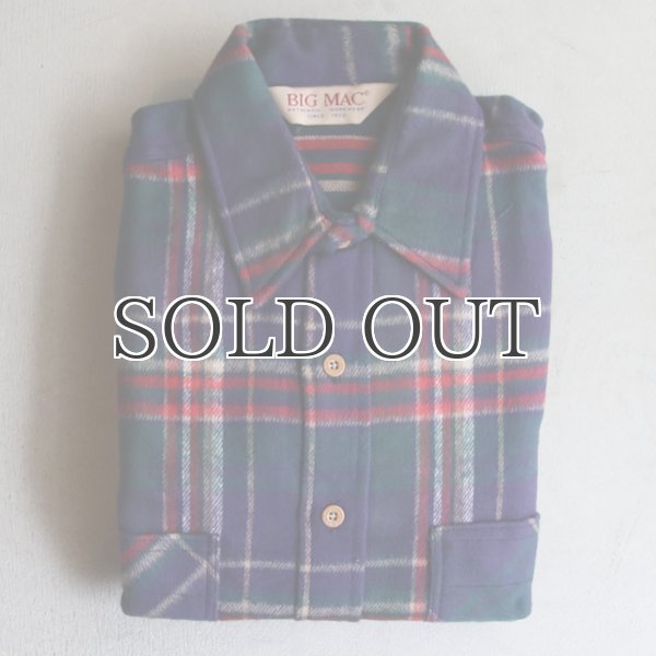 画像18: BIGMAC (ビッグマック) フランネルチェックシャツ【MADE IN U.S.A】『米国製』/ デッドストック (18)