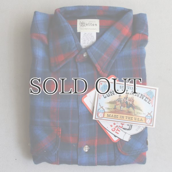 画像12: MELTON COMPANY (メルトンカンパニー) Wintermaster BRAWNY FLANNEL SHIRTS TRIPPER STITCH【MADE IN U.S.A】『米国製』/ デッドストック (12)
