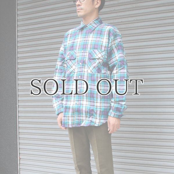画像4: FIVE BROTHER (ファイブブラザー) フランネルチェックシャツ 【MADE IN U.S.A】『米国製』/ デッドストック (4)